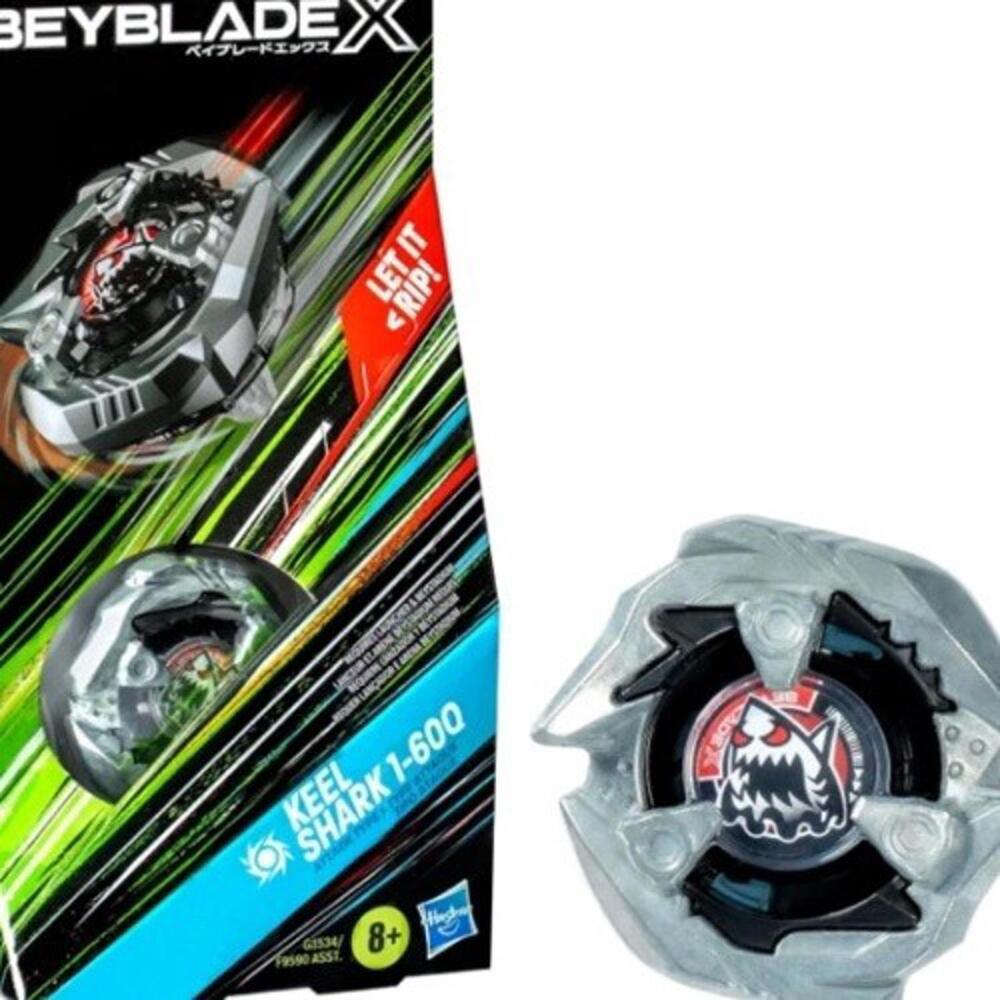 Beyblade X Keel Shark 3-60LF Top Booster Pack Purple Version